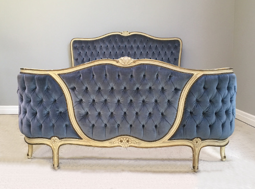 vintage french double bed